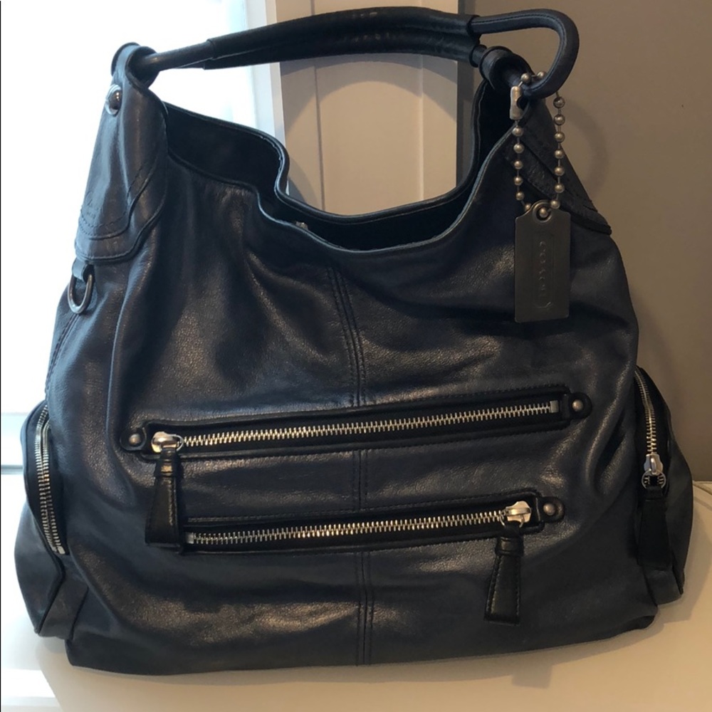 Authentic Leather Coach Hobo